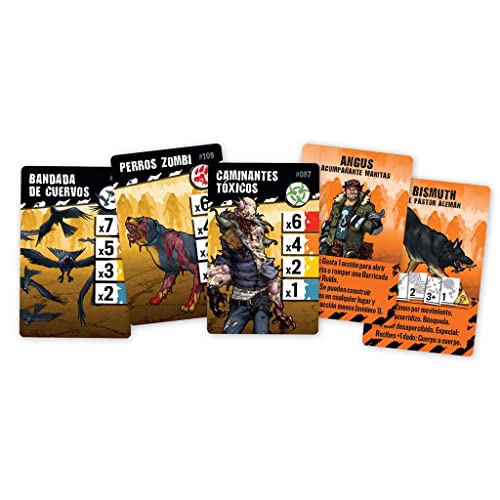 Edge Entertainment Zombicide Segunda Edición Zombis y acompañantes - Juego de Miniaturas en Español CMZCD009ES