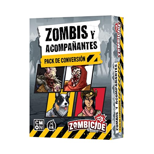Edge Entertainment Zombicide Segunda Edición Zombis y acompañantes - Juego de Miniaturas en Español CMZCD009ES