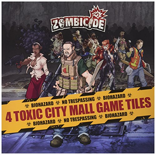 Edge Entertainment- Zombicide: Toxic City Mall Game Tiles - Varios Idiomas, Color (EDGZG22)