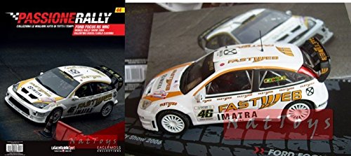 EDICOLA Editoria Model Compatible con Ford Focus RS WRC Monza Show 2006 Rossi Cassina DIECAST 1:43 +fas Passione Rally