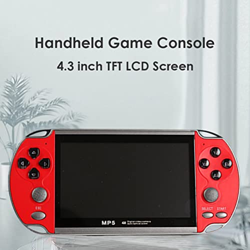 Edinber Consola de juegos de mano, consola de juegos de mano de palanca dual con pantalla de 4.3 pulgadas, consola de juegos retro portátil precargada 10000 juegos clásicos gratis