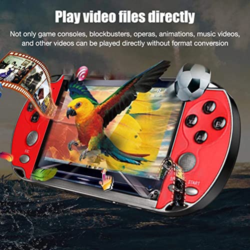 Edinber Consola de juegos de mano, consola de juegos de mano de palanca dual con pantalla de 4.3 pulgadas, consola de juegos retro portátil precargada 10000 juegos clásicos gratis