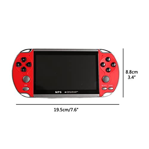 Edinber Consola de juegos de mano, consola de juegos de mano de palanca dual con pantalla de 4.3 pulgadas, consola de juegos retro portátil precargada 10000 juegos clásicos gratis