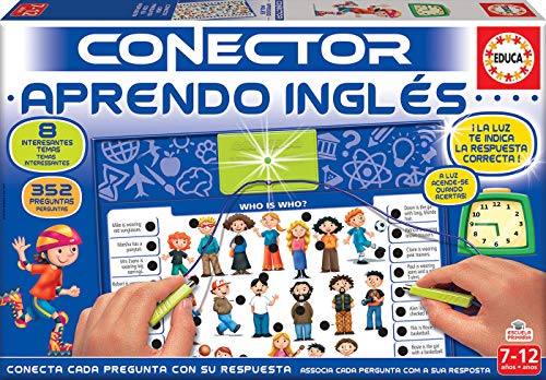 Educa - Aprendo Inglés Juego Connector para Niños, Multicolor (17206)