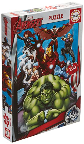 Educa - Avengers, Puzzle infantil de 200 piezas, a partir de 6 años (15933)