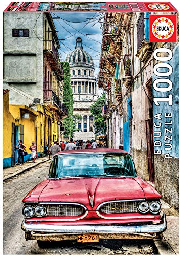 Educa - Coche en la Habana Puzzle, 1000 Piezas, Multicolor (16754)