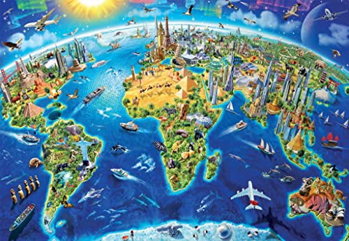 Educa - Símbolos del Mundo Puzzle, 2000 Piezas, Multicolor (17129)