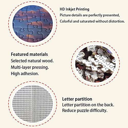 EDZXC-Jigsaw Puzzle 1000 Piezas My Hero Academia Boku No Hero Academia Impresiones Japonés Manga Anime Wood para Adultos Juegos De Niños Juegos Educativos Hx29Zs(38x26CM)