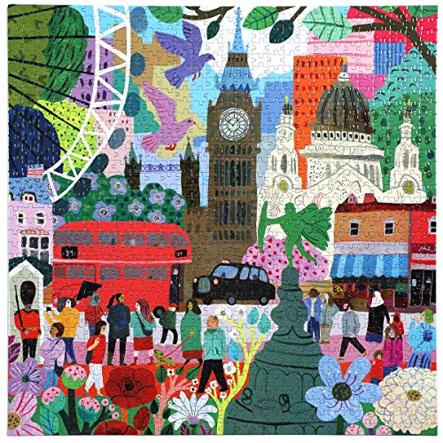 eeBoo Piece and Love London Life - Rompecabezas para adultos (1000 piezas)