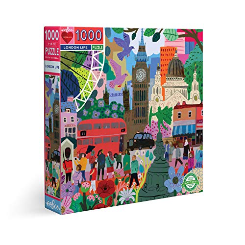 eeBoo Piece and Love London Life - Rompecabezas para adultos (1000 piezas)