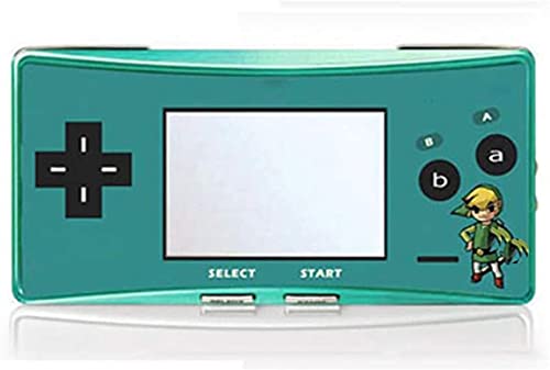 Einuz Etiqueta de la placa frontal de reemplazo para la cubierta frontal de la carcasa de la consola Gameboy Micro GBM (F4)