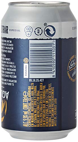 El Aguila Cerveza Especial sin Filtrar, Paquete de 24 x 330ml