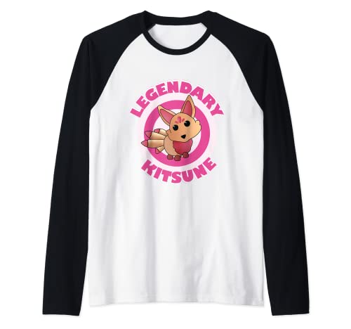 El legendario equipo Kitsune Adopt Me Gaming. Camiseta Manga Raglan