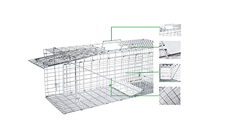 Elbe Safe Trampa para capturar Animales Vivos, 79 x 29 x 32cm, sin Productos químicos, sin Riesgo de lesión, Apta para Interiores y Exteriores