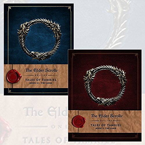 Elder Scrolls Online Tales of Tamriel Vol I and II Collection 2 Books Bundle with Gift Journal (The Land: 1, The Lore)