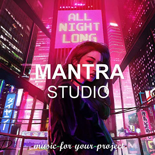 Electronic Background Music for Game and Video and Film with Anime Character and Cyberpunk