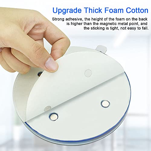 EMAGEREN Señales Informativas para Oficinas Señal de Privacidad Señal No Molestar con Texto en Inglés OUT OF OFFICE/WELCOME PLEASE KNOCK/IN A MEETING Señal de Conferencia con Notas Adhesivas-14 cm