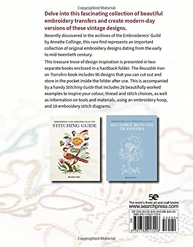 Embroiderers’ Guild Transfers Collection: 90 Rediscovered Treasures to Transfer & Stitch (Embroidered Treasures)