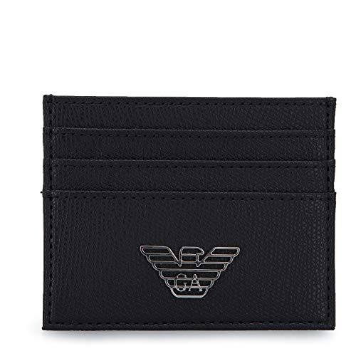 Emporio Armani Twin Wallet Hombre Gift Set Negro