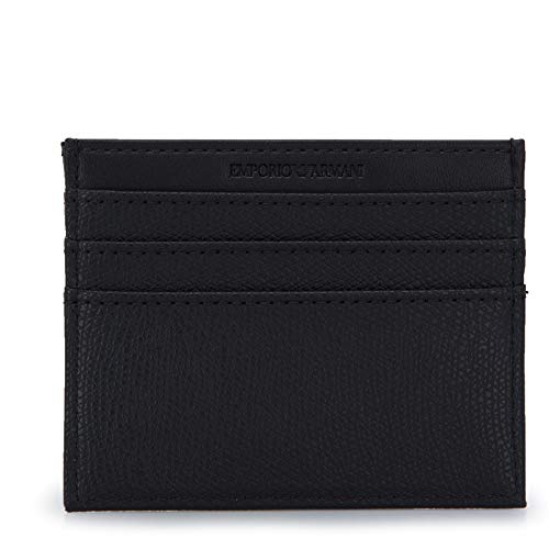 Emporio Armani Twin Wallet Hombre Gift Set Negro