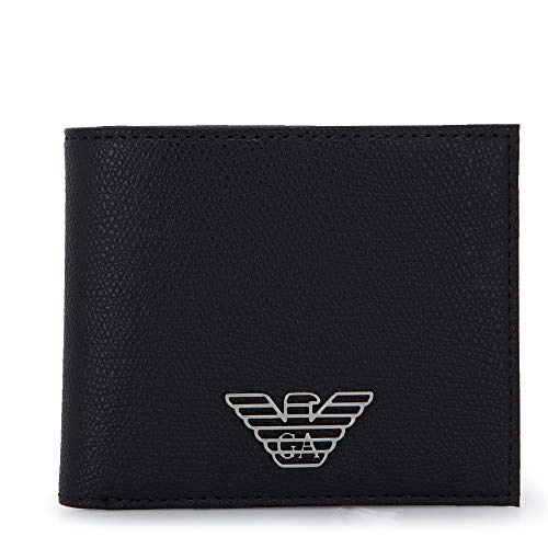 Emporio Armani Twin Wallet Hombre Gift Set Negro