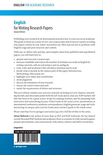English for Writing Research Papers (English for Academic Research)