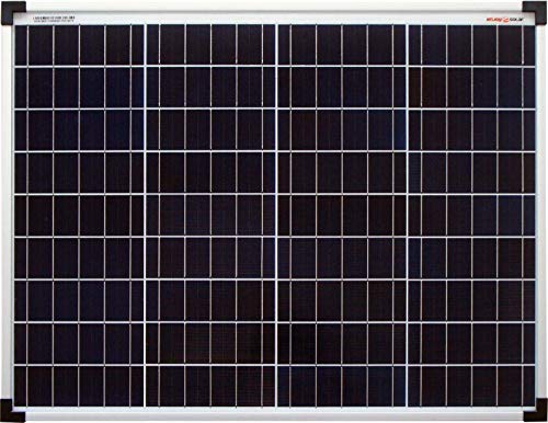 enjoy solar® Poly 50W 12V panel solar policristalino célula solar ideal para casas móviles, cobertizos de jardín, barcos