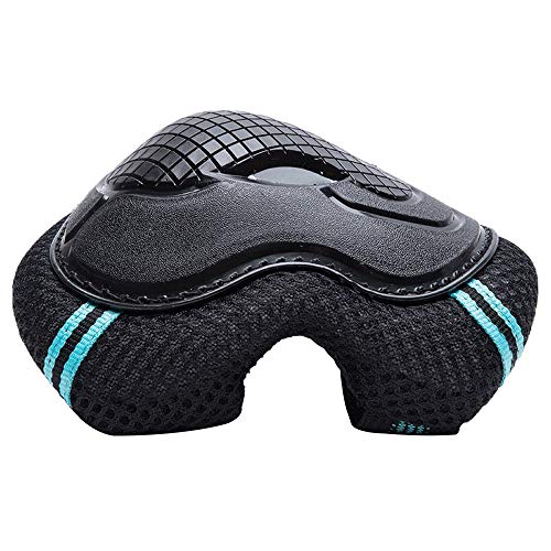 EONPOW Juego de Protecciones, Protecciones contra caídas para Patinaje en línea, para muñeca, Codo, Rodilleras, Protector para Deportes, Ciclismo, Patinaje, 6 Unidades