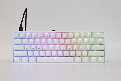EPOMAKER SKYLOONG GK61 SK61 61 teclas teclado mecánico intercambiable en caliente 60% con retroiluminación RGB, teclas ABS para Win/Mac/Gamers