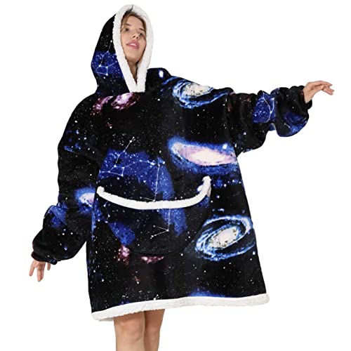 Erfula Sudadera con Capucha de Manta para Usar, Sudadera súper Suave, Jersey de Descanso, Manta con Capucha de Gran tamaño para niñas, Esposa, Novia, Regalo