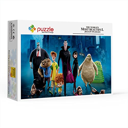 ERTYR Puzzle De 1000 Piezas para Adultos Hotel Transilvania 2 Rompecabezas Creativo Juego De Rompecabezas Graduación O Regalo De Cumpleaños 75X50Cm(1000Pcs)