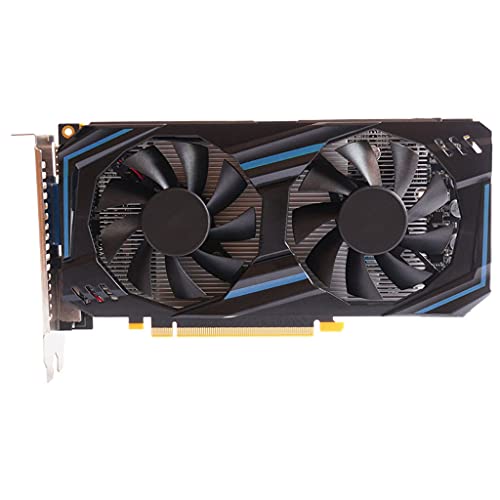 ERUYN Portable GTX 550 Ti Pci-e 2.0 Tarjeta gráfica discreta 6GB DDR5 192 bit Compatible con HDMI para Reproductor Profesional Negro