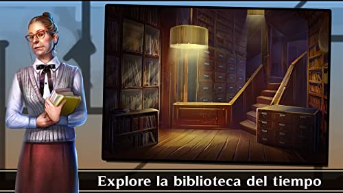 Escape de Aventura: Biblioteca del Tiempo, (Cuarto del Misterio, Puertas, y pisos de punto y Clic en Historia para Viajar en el Tiempo!)