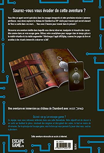 Escape Game VR : Le dernier secret de Léonard de Vinci. Une aventure en immersion au château de Cham: Une aventure en immersion au château de Chambord