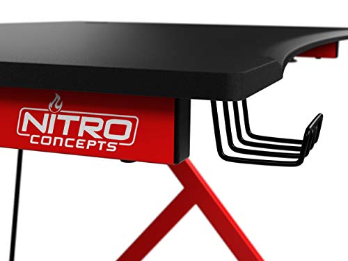 Escritorio Gamer Nitro Concepts D12 (Negro/Rojo)