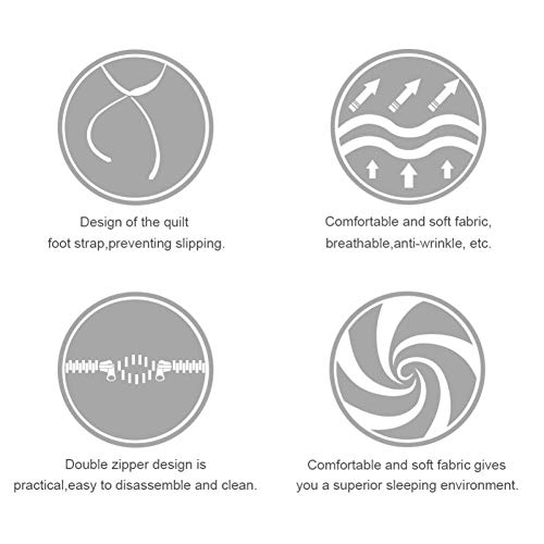 Eslifey - Juego de funda de edredón de 3 piezas, diseño de la bandera de Colombia con dos fundas de almohada