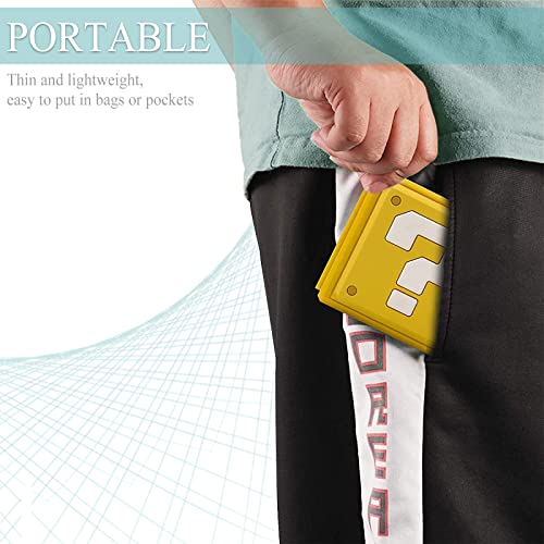 Estuche de Tarjetas de Juego para Nintendo Switch, Estuche Portátil y Rígido Estuche de Almacenamiento de Juegos con 12 Ranuras para Tarjetas, con Espada Llavero Regalo (Question Mark)