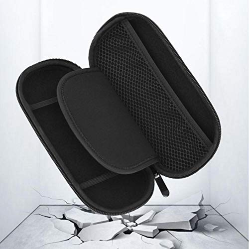 Estuche de Transporte para PS Vita 1000, PSV 2000, PSP 3000, Estuche de Transporte Duro Protector para Cargador, Cable, Auricular, etc, Impermeable y a Prueba de Golpes(Negro)