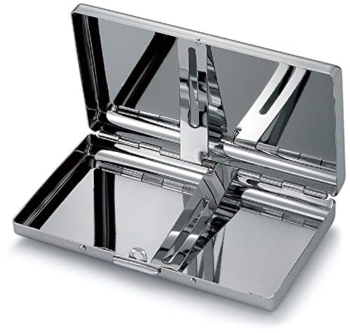 Estuche/Caja de Cigarrillos - Cigarrillos King Size, Billetes de Dinero Clip de Efectivo Soporte de Bolsillo Abierto para 14 Cigarrillos