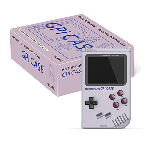 ETbotu Retroflag GPi Case Gameboy for Raspberry Pi Zero W con parada segura