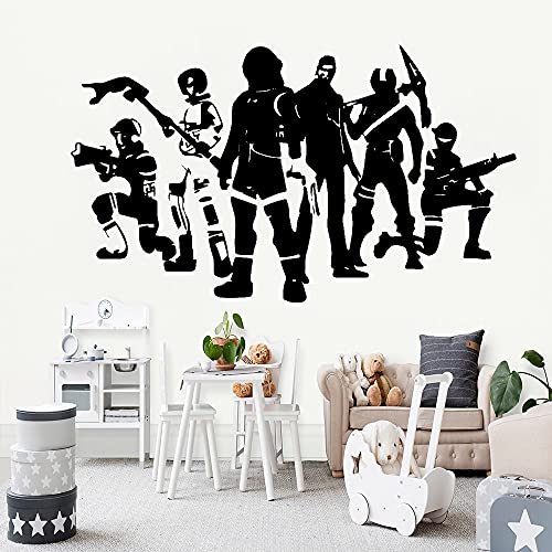 Etiqueta de la pared del juego Battle Royale PS4 Gamer decoración del hogar vinilo niño sala de juegos etiqueta de la pared etiqueta de la pared A4 72x42cm