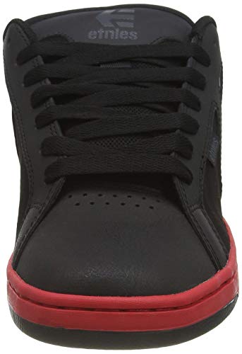 Etnies Metal Mulisha Fader 2, Zapatos de Skate Hombre, Negro/Rojo/Negro, 42.5 EU