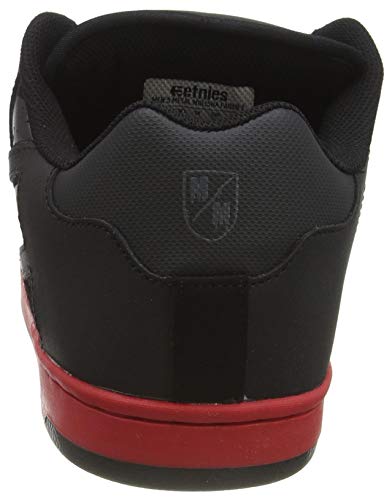 Etnies Metal Mulisha Fader 2, Zapatos de Skate Hombre, Negro/Rojo/Negro, 42.5 EU