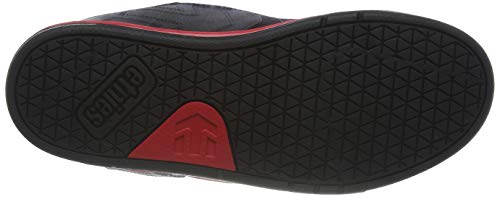 Etnies Metal Mulisha Fader 2, Zapatos de Skate Hombre, Negro/Rojo/Negro, 42.5 EU