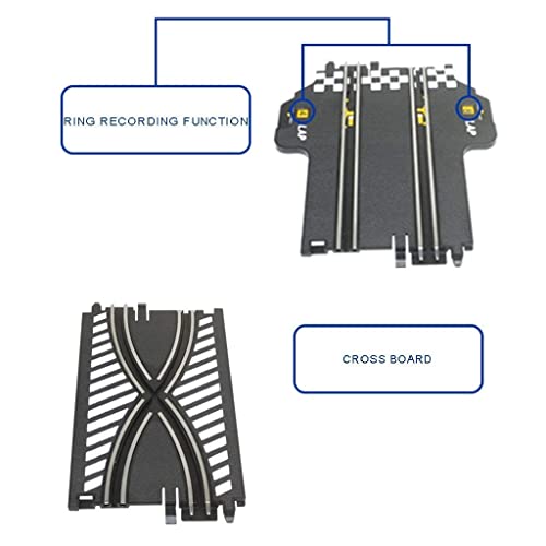 EURYTKS New Toy Children Racing Double Competitive Remote Control Ensamblaje Electric Boy Small Train Car Gift (Color: Eléctrico + manivela, Tamaño: TR 02-4.5M)