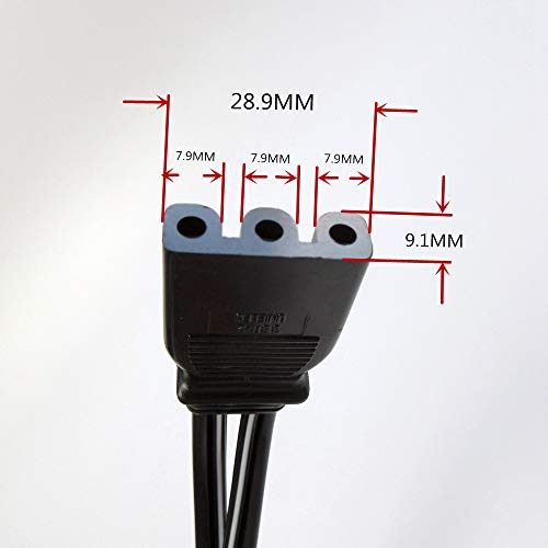 evernice Pedal de control de pie para Singer 118 1007 1012 1014 1105 1507 2259 3221 Simple