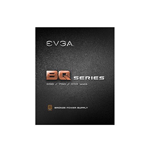 EVGA 750 BQ, 80+ BRONZE 750W, Semi Modular, Incluye Power On Self Tester, Fuente de Alimentación 110-BQ-0750-V2