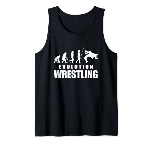 Evolution Wrestler Lucha Libre Deportes MMA Freestyle Camiseta sin Mangas
