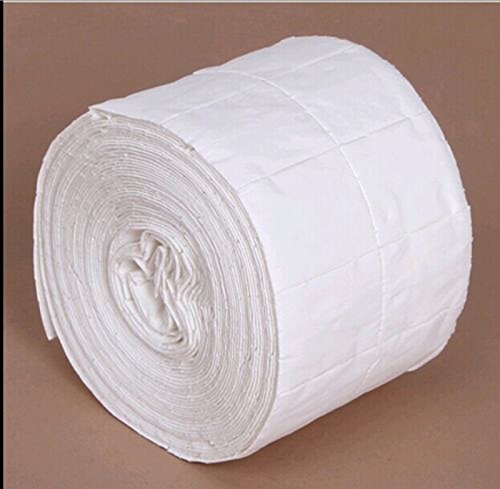 Ewin24 1 clavo Rollo Toallitas Pads Papel Arte de acrílico del gel polaco Cleaner removedor 500 PC