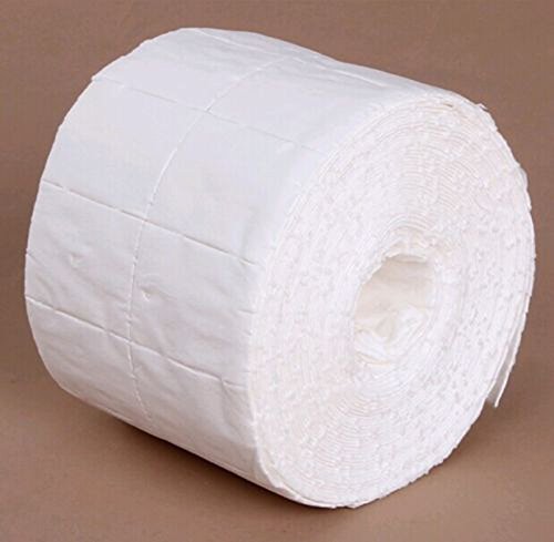 Ewin24 1 clavo Rollo Toallitas Pads Papel Arte de acrílico del gel polaco Cleaner removedor 500 PC